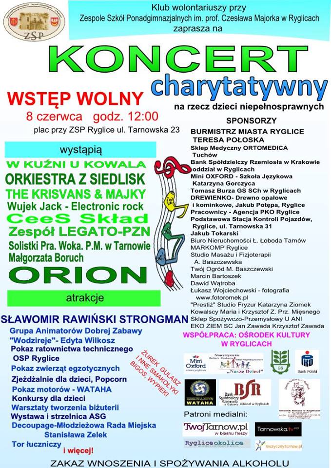 Koncert charytatywny - ZSP Ryglice