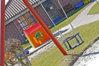 Ścieżka sensoryczna w przedszkolu w Pilźnie