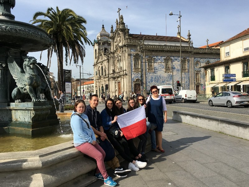 Uczniowie ZSP z Ryglic w Portugalii