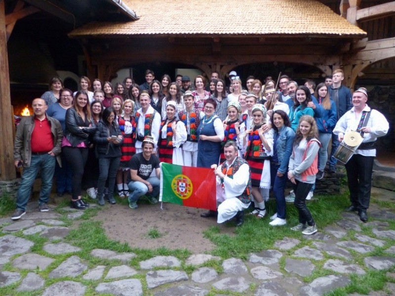 Uczniowie ZSP w Ryglicach w Rumunii
